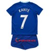 Virallinen Fanipaita + Shortsit Chelsea Kante 7 Kotipelipaita 2022-23 - Lasten